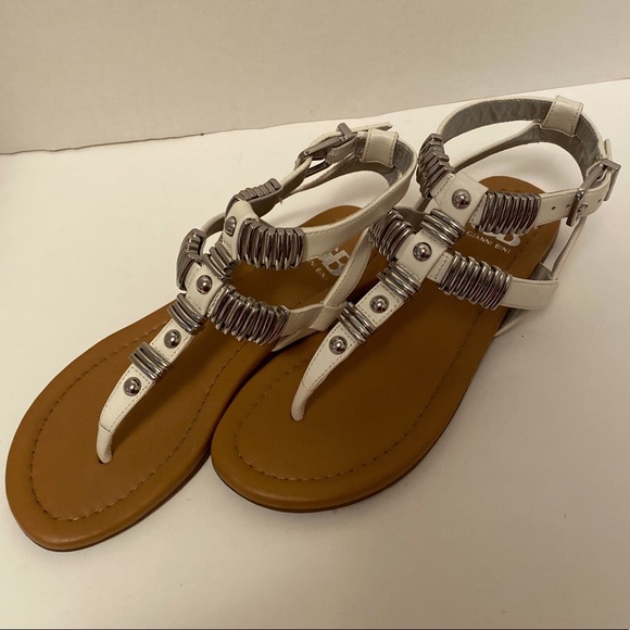 Shoes - Gianni Bini Sandals with Metal Embellishments